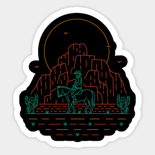 Wild West Journey Sticker